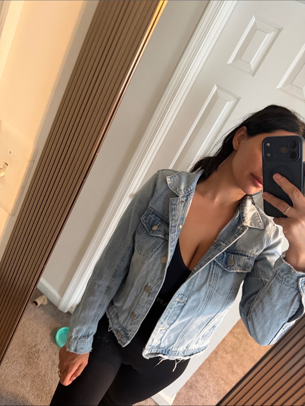 Light Blue Denim Jean Jacket - Vervet Bran